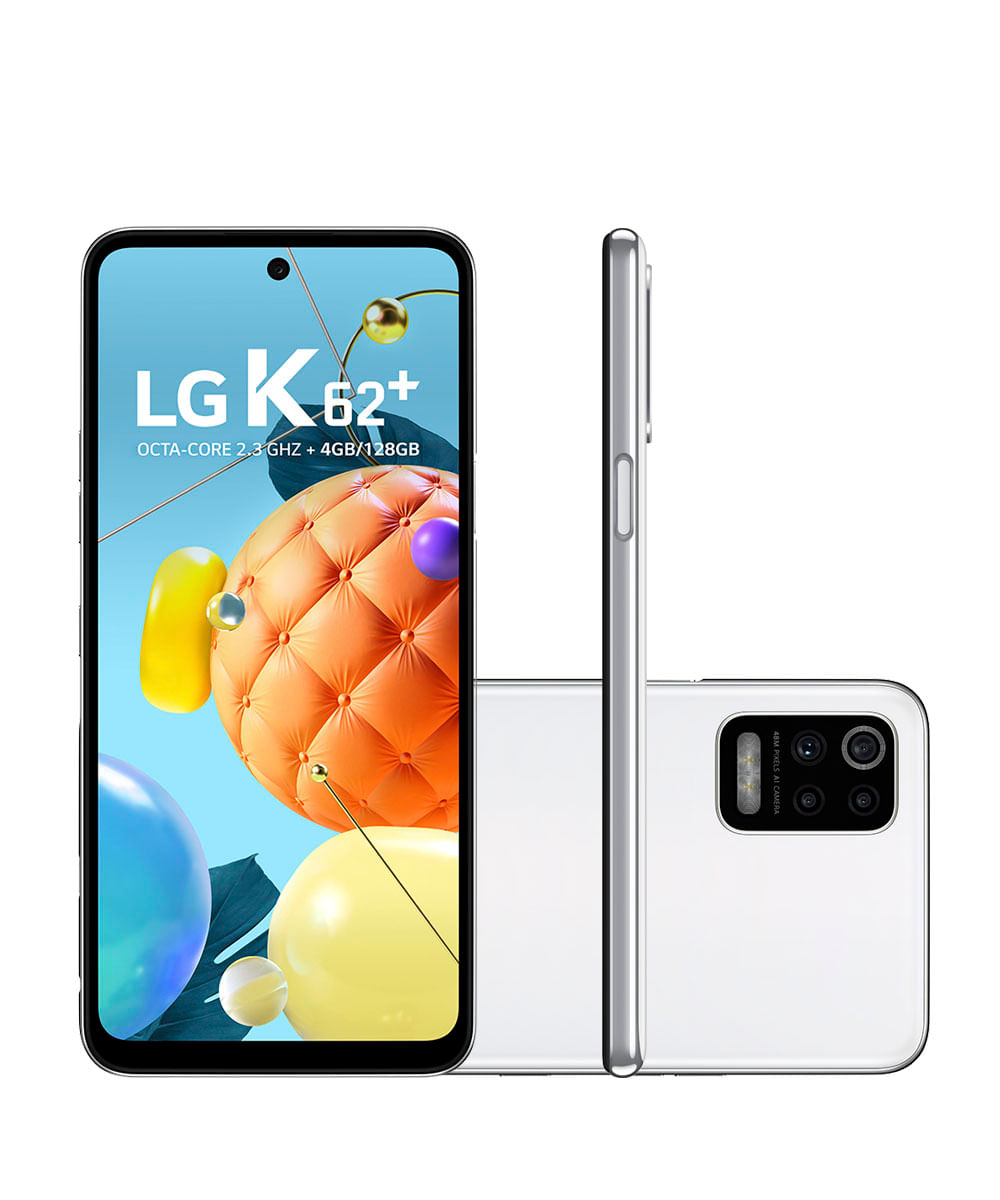 Smartphone LG LM-K525BMW K62+ 128GB Branco