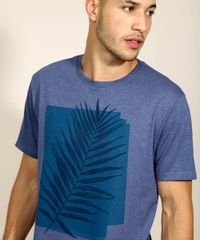 Camiseta-Masculina-Folhagem-Manga-Curta-Gola-Careca-Azul-Marinho-9832842-Azul_Marinho_2