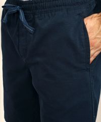Bermuda-de-Sarja-Masculina-Relaxed-com-Bolsos-Azul-Marinho-9966505-Azul_Marinho_4