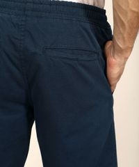 Bermuda-de-Sarja-Masculina-Relaxed-com-Bolsos-Azul-Marinho-9966505-Azul_Marinho_6