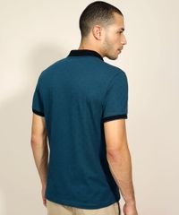 Polo-Masculina-Tradicional-Estampada-com-Bolso-Manga-Curta-Verde-petroleo-9960821-Verde_Petroleo_2