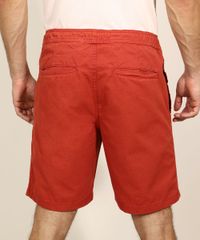 Bermuda-de-Sarja-Masculina-Relaxed-com-Bolsos-Coral-9966505-Coral_2