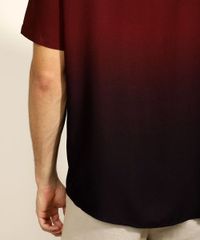 Camisa-Masculina-Slim-Estampado-Degrade-com-Bolso-Manga-Curta-Vinho-9945827-Vinho_6