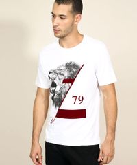 Camiseta-Masculina-Leao-Flocado-Manga-Curta-Gola-Careca-Branca-9970404-Branco_6