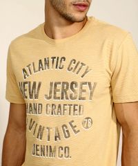 Camiseta-Masculina--New-Jersey--Manga-Curta-Gola-Careca-Mostarda-9961750-Mostarda_2