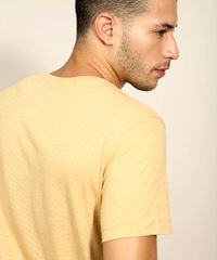 Camiseta-Masculina--New-Jersey--Manga-Curta-Gola-Careca-Mostarda-9961750-Mostarda_5