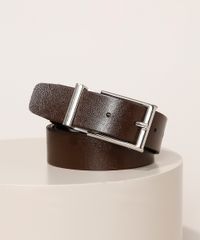 Cinto-Masculino-Medio-Texturizado-com-Fivela-Marrom-9966282-Marrom_1