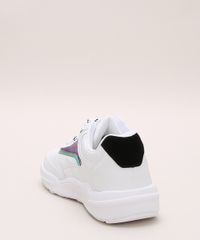 Tenis-Feminino-Oneself-Chunky-com-Recorte-Metalizado-Branco-9971047-Branco_4