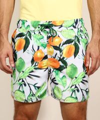 Short-Masculino-Surf-Estampado-de-Limoes-com-Elastico-Off-White-9948165-Off_White_1