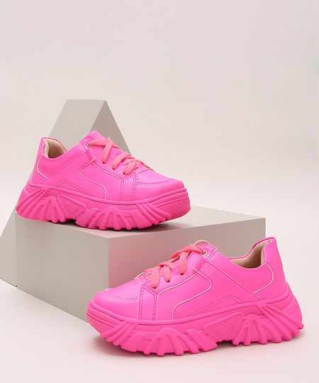 Tenis-Infantil-Chunky-Rosa-Neon-9973133-Rosa_Neon_1 Tenis-Infantil-Chunky-Rosa-Neon-9973133-Rosa_Neon_1
