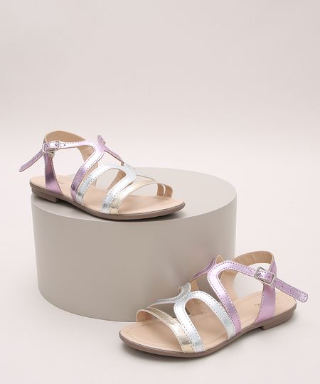 Sandalia-Infantil-com-Tiras-Metalizadas-Multicor-9973100-Multicor_1
