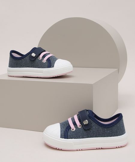 Tenis-Infantil-Pimpolho-Jeans-com-Elastico-e-Velcro-Azul-Escuro-9973822-Azul_Escuro_1