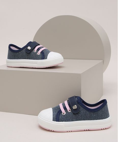Tenis-Infantil-Pimpolho-Jeans-com-Elastico-e-Velcro-Azul-Escuro-9973822-Azul_Escuro_1
