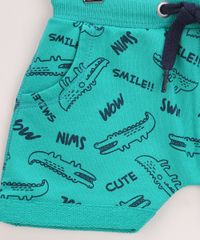 Short-de-Moletom-Infantil-Estampado-Dinossauros-com-Bolsos-Verde-9957226-Verde_4
