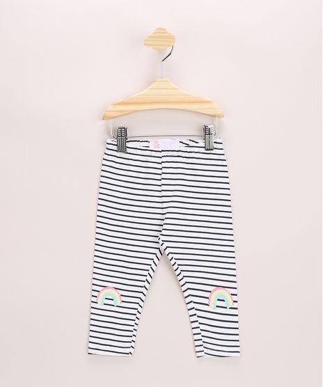 Calca-Legging-Infantil-Estampada-Listrada-e-com-Arco-Iris-Cos-com-Elastico-Off-White-9968510-Off_White_1