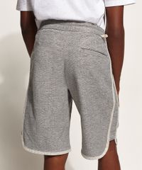 Bermuda-de-Sarja-Masculina-com-Vies-Contrastante-e-Bolso-Cinza-9965028-Cinza_2