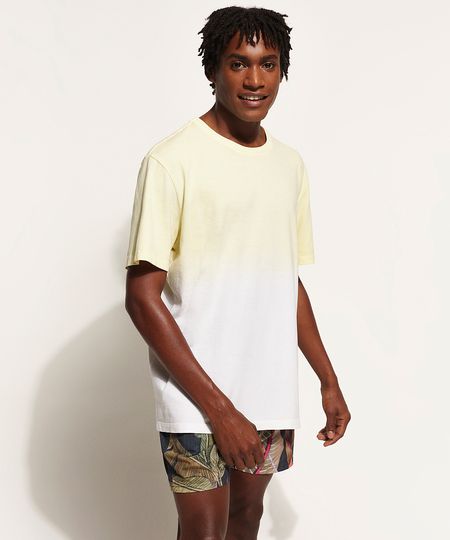 Camiseta-Masculina-Degrade-Manga-Curta-Gola-Careca-Amarela-Claro-9965469-Amarelo_Claro_1