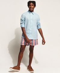 Short-de-Moletom-Masculino-Listrado-com-Cordao-e-Bolsos-Rosa-9967989-Rosa_3