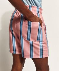 Short-de-Moletom-Masculino-Listrado-com-Cordao-e-Bolsos-Rosa-9967989-Rosa_4