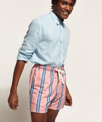 Short-de-Moletom-Masculino-Listrado-com-Cordao-e-Bolsos-Rosa-9967989-Rosa_5