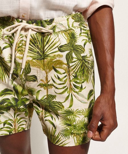 Short-Masculino-Estampado-de-Folhagem-com-Cordao-e-Bolsos-Off-White-9943845-Off_White_1