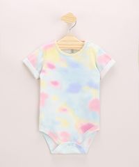 Body-Infantil-Estampado-Tie-Dye-Manga-Curta-com-Dobra-Decote-Redondo-Multicor-9968503-Multicor_1