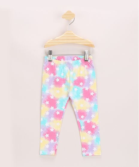 Calca-Legging-Infantil-Estampada-Tie-Dye-e-Estrelas-Cos-com-Elastico-Multicor-9969014-Multicor_1