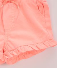 Short-Infantil-em-Sarja-com-Babado-Bolsos-e-Cordao-Laranja-Neon-9972463-Laranja_Neon_4