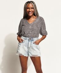 Short-Jeans-Feminino-Mom-Cintura-Super-Alta-Marmorizado-com-Rasgos-Azul-Claro-9972415-Azul_Claro_5