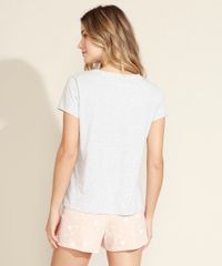 Pijama-Feminino-Harry-Potter-Manga-Curta-Cinza-Mescla-Claro-9961120-Cinza_Mescla_Claro_2