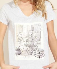 Pijama-Feminino-Harry-Potter-Manga-Curta-Cinza-Mescla-Claro-9961120-Cinza_Mescla_Claro_6