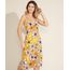 Vestido-Feminino-Midi-Estampado-Floral-com-Recorte-Vazado-Decote-V-Alcas-Finas-Amarelo-9963528-Amarelo_1