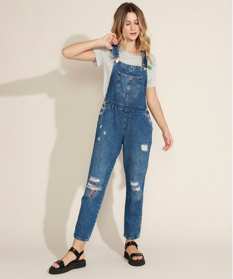 Macacao-Jeans-Feminino-Destroyed-com-Bolsos-Azul-Escuro-9971875-Azul_Escuro_1