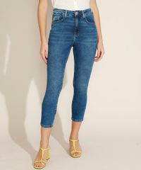 Calca-Jeans-Feminina-Cropped-com-Bandana-Azul-Medio-9964751-Azul_Medio_5