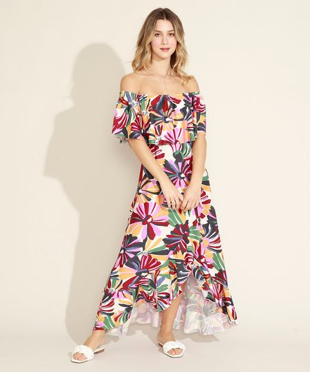 Vestido-Feminino-Longo-Estampado-Floral-Ombro-a-Ombro-com-Babado-Multicor-9963862-Multicor_1 Vestido-Feminino-Longo-Estampado-Floral-Ombro-a-Ombro-com-Babado-Multicor-9963862-Multicor_1
