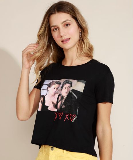 Blusa-Feminina-Gossip-Girl-Manga-Curta-Decote-Redondo-Preta-9973831-Preto_1