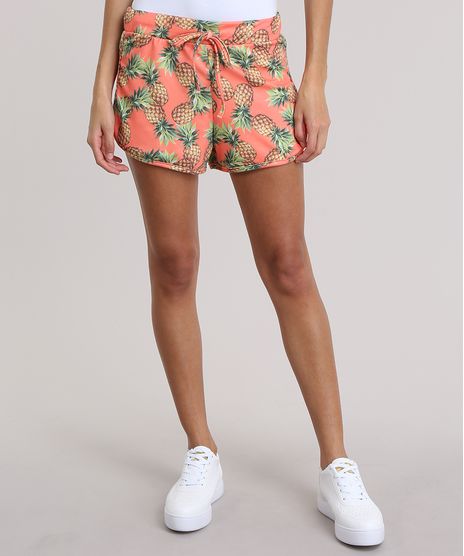 Short-Running-Estampado-de-Abacaxis-Laranja-8899480-Laranja_1