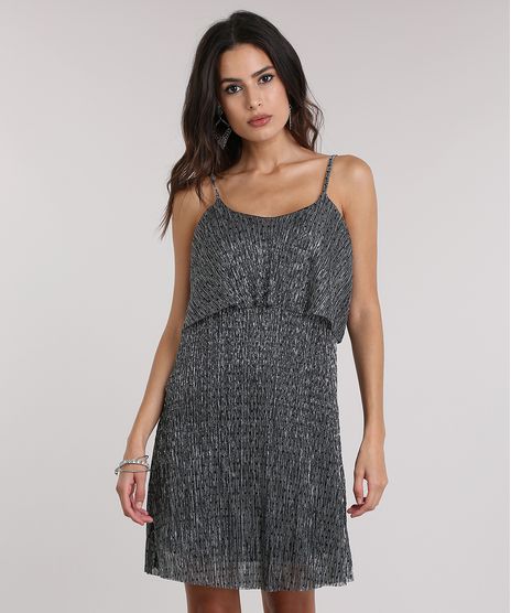 Vestido-Plissado-com-Lurex-Chumbo-8797367-Chumbo_1