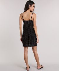 Camisola-Estampada-de-Poa-com-Renda-Preta-8959128-Preto_2