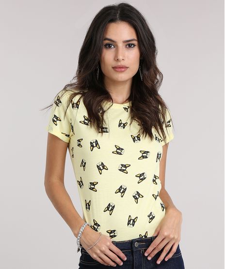 Blusa-Estampada-de-Cachorros-Amarela-8383975-Amarelo_1