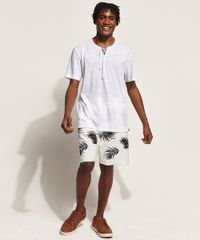 Bermuda-de-Moletom-Masculina-Relaxed-Estampada-de-Folhagem-com-Cordao-Off-White-9967986-Off_White_3
