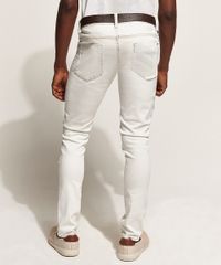 Calca-Jeans-Masculina-Super-Skinny-Destroyed-com-Cinto-e-Corrente-Azul-Claro-9966119-Azul_Claro_2