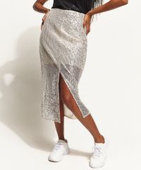 Saia-de-Paete-Feminina-Midi-com-Transparencia-e-Fenda-Prateada-9958106-Prateada_1