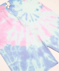 Bermuda-de-Moletom-Juvenil-Estampada-Tie-Dye-com-Bolsos-Multicor-9971076-Multicor_3