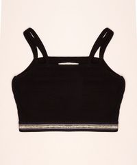 Top-Cropped-Juvenil-Canelado-com-Elastico-e-Glitter-e-Alcas-Finas-Preto-9965415-Preto_1
