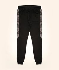 Calca-de-Moletom-Juvenil-Jogger-com-Recorte-Estampado-Camuflado-Preta-9970836-Preto_2