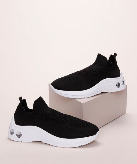 Tenis-Feminino-Oneself-Knit-Com-Strass-Preto-9971263-Preto_1