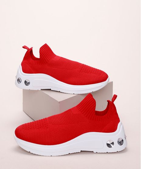 Tenis-Feminino-Oneself-Knit-Com-Strass-Vermelho-9971264-Vermelho_1