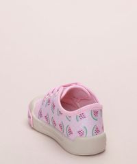Tenis-Infantil-Pimpolho-Estampado-de-Melancia-Rosa-Claro-9973823-Rosa_Claro_4