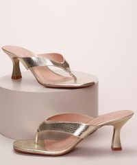Tamanco-Feminino-Oneself-Salto-Medio-Sino-com-Textura-de-Cobra-Dourado-9973767-Dourado_1